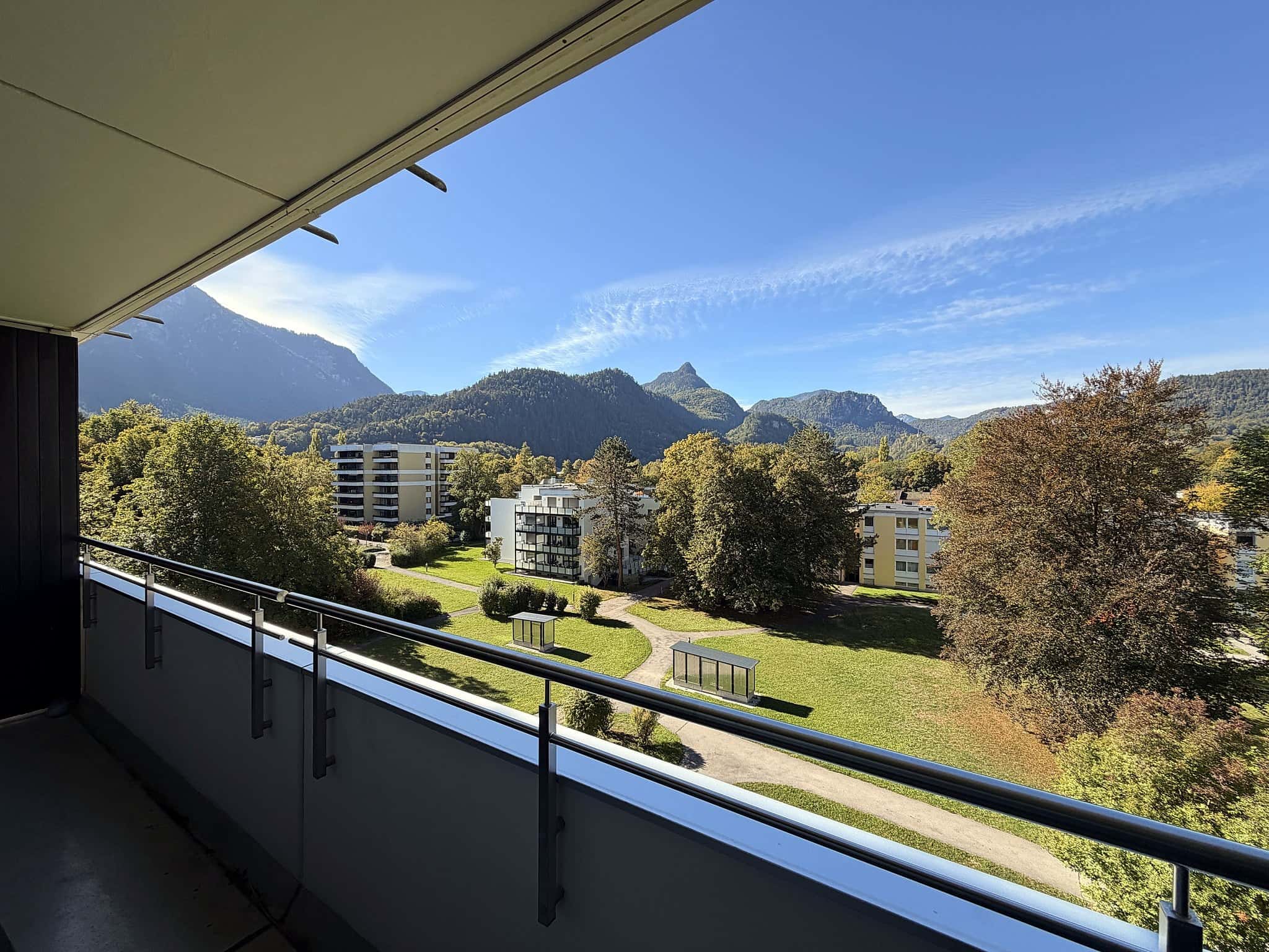 Etage kaufen in Bad Reichenhall — Balkon mit Bergblick