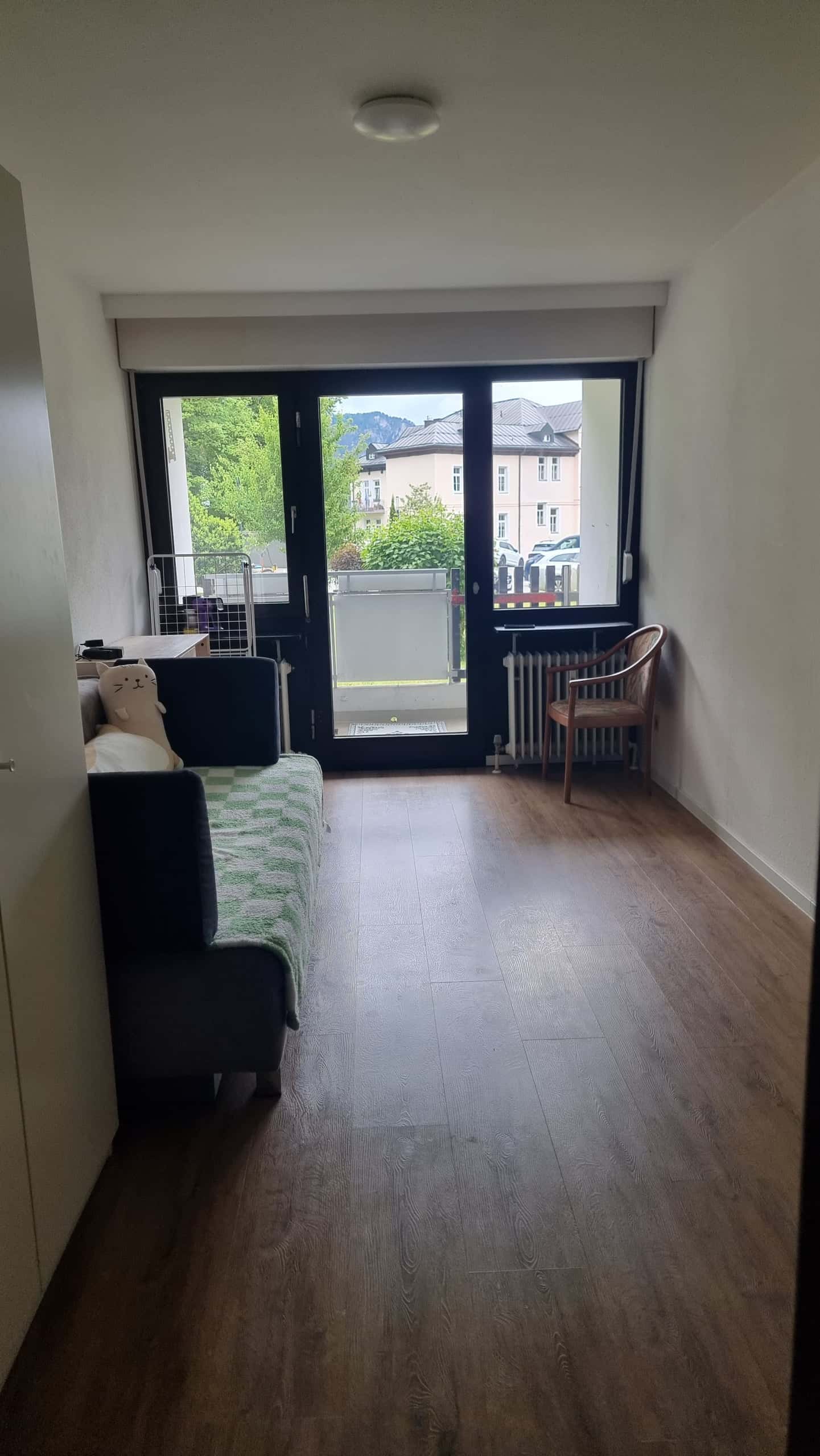 Apartment kaufen in Bad Reichenhall — Blick zum Balkon