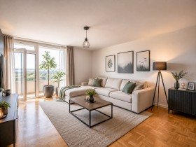 Hauptbild Wohnen über den Dächern Aubings - Helle 3-Zi.-Wohnung im 9. OG